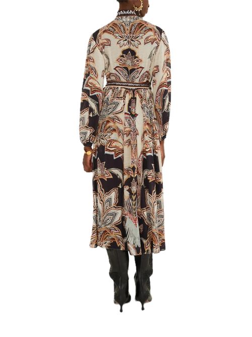 Tapestry Dream paisley-print midi dress FARM Rio | 36124626086 TAPESTRY DREAM CREAM